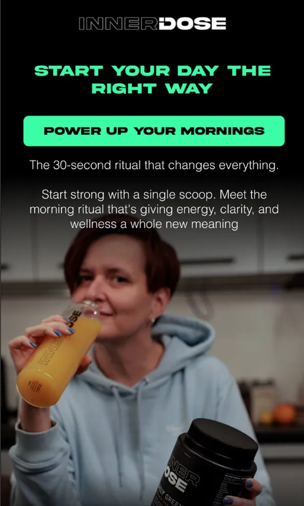 InnerDose campaign creative